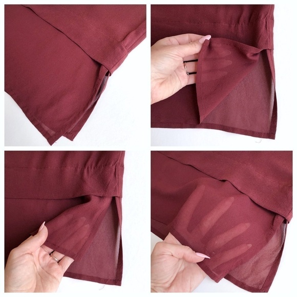 Banana Republic Silk Sheer Panel Top - Picture 6 of 8